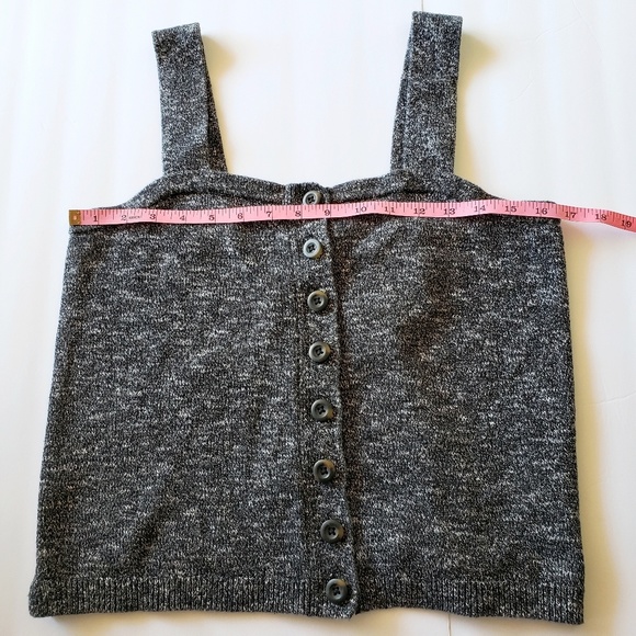 Madewell Button Front Sweater Tank Size Large - Picture 7 of 8